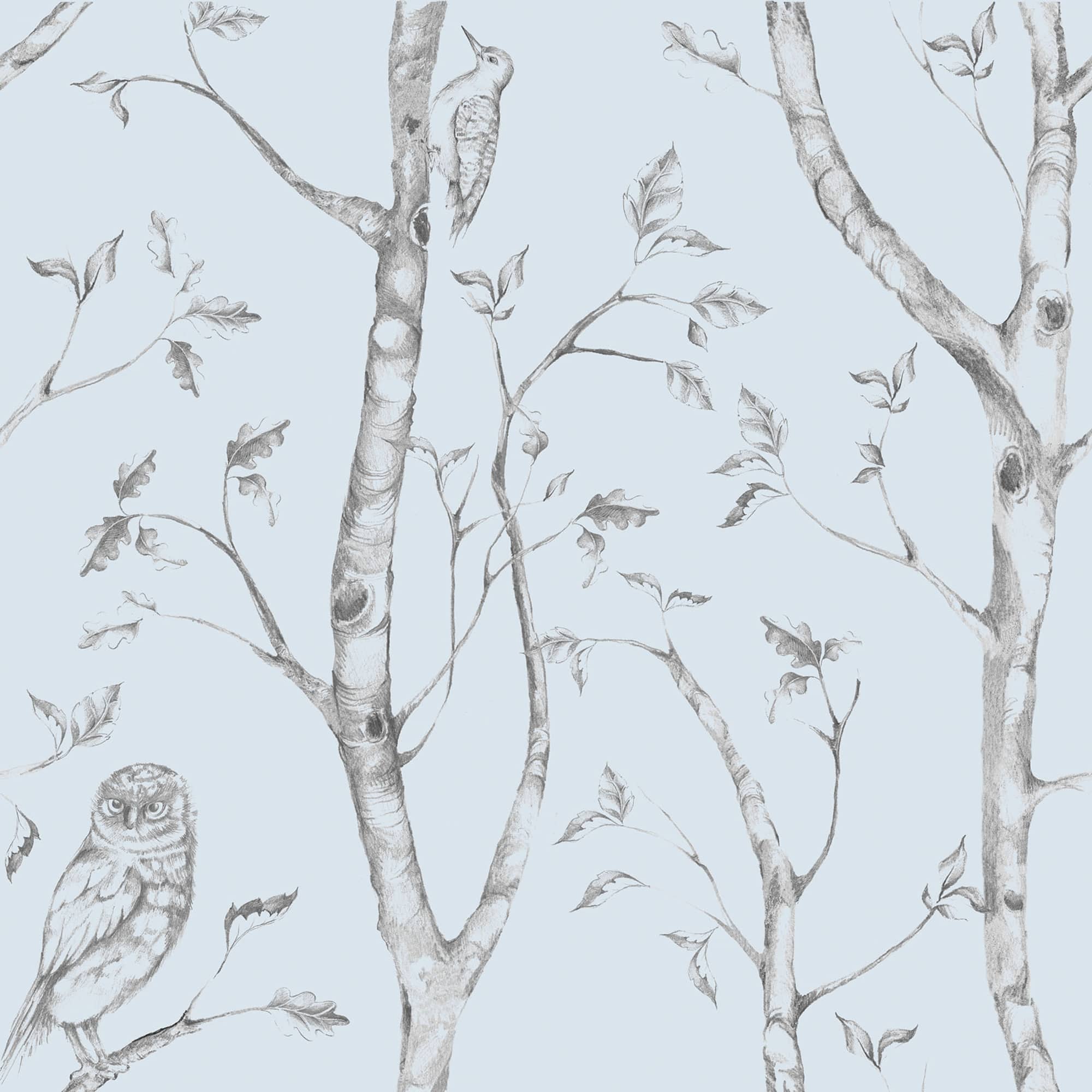 NuWallpaper Blue Woods Peel & Stick Wallpaper